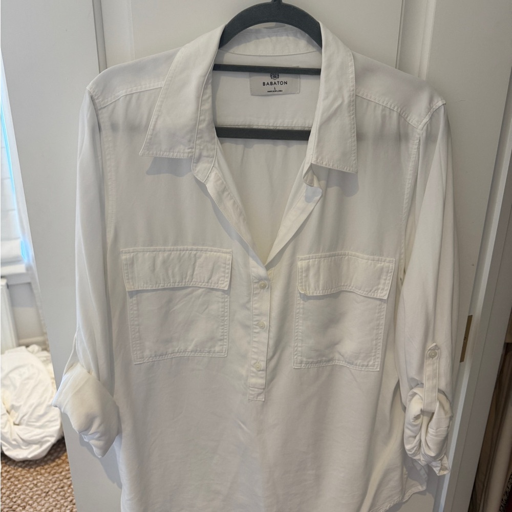 Aritzia White Blouse